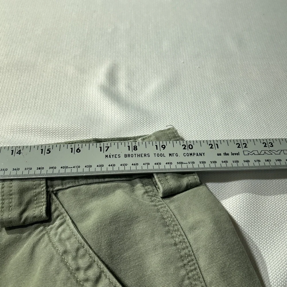Carhartt Shorts Mens Sz 40 Green Cargo Relaxed Fit Canvas Workwear Outdoor